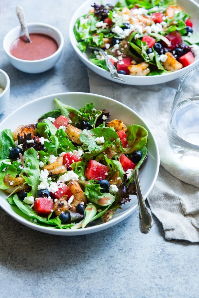 Healthy Salad which can be worked into nutrition analysis software
